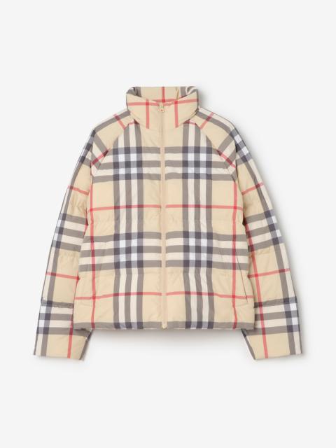 Burberry Check Puffer Jacket