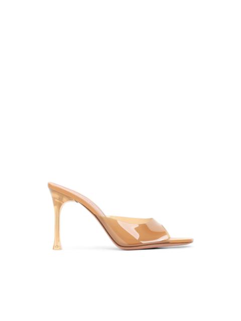 Amina Muaddi Alexa Glass sandals