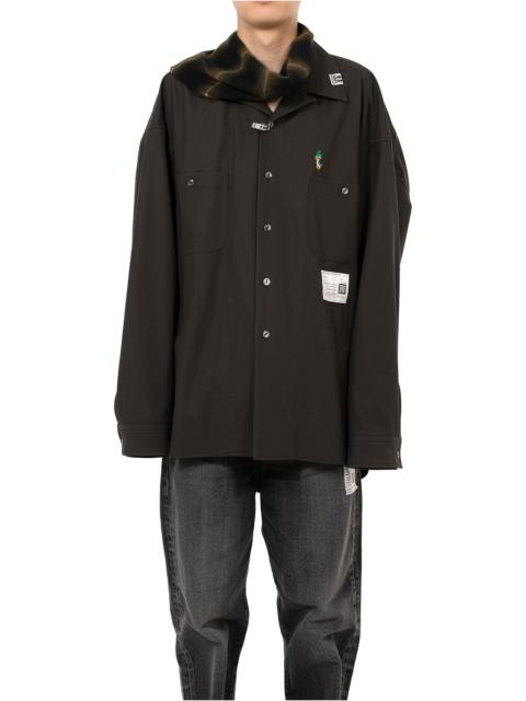 Maison MIHARAYASUHIRO Scarf Combined Shirt