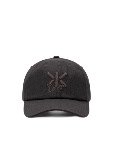KENZO Double K embroidered logo cap