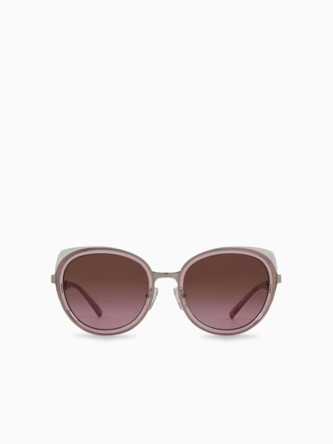 EMPORIO ARMANI Women’s round sunglasses