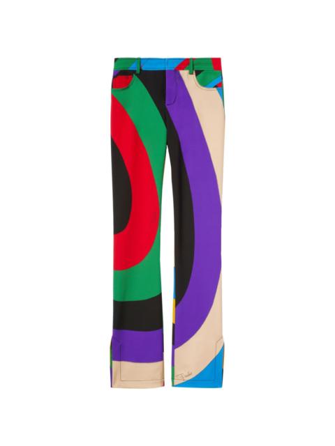 PUCCI Iride-print trousers