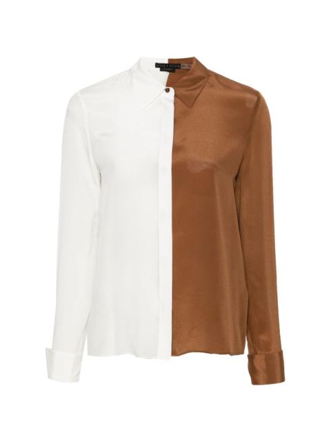 Alice + Olivia colour-block shirt