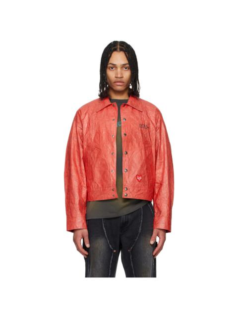 Andersson Bell Red Guitarist Printed Tyvek Jacket