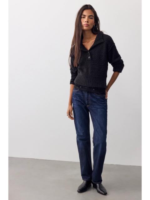 FREE PEOPLE Tucked Henley Pullover