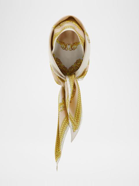 VERSACE Barocco Silk Twill Scarf