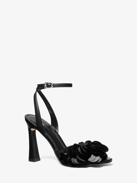 MICHAEL KORS Loretta Sequin Embellished Sandal