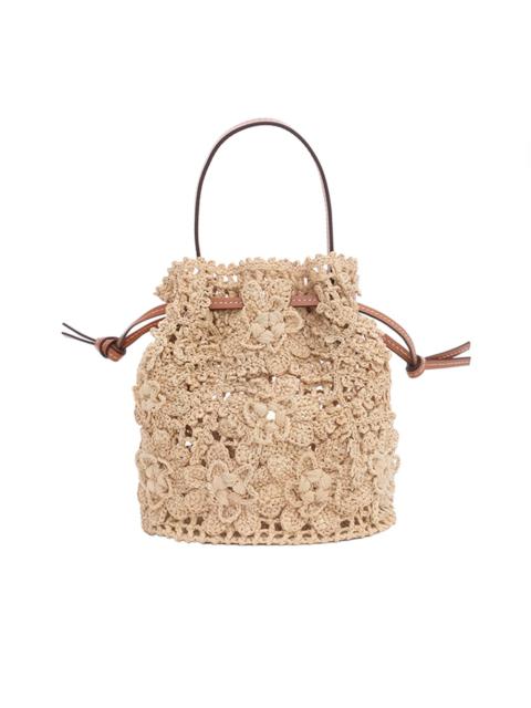 FLORAL RAFFIA CARRY ALL