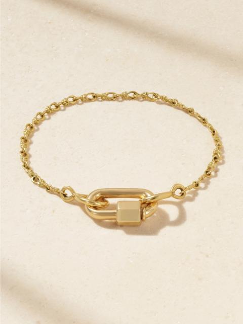 MARLA AARON True Lover's Knot 14-karat Gold Bracelet