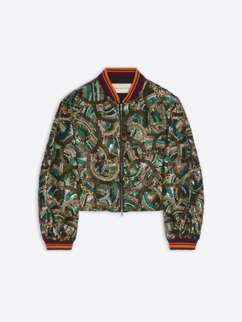 Dries Van Noten EMBROIDERED BOMBER JACKET