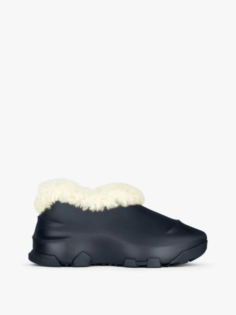 Givenchy MONUMENTAL MALLOW SHOES IN RUBBER AND SHEARLING