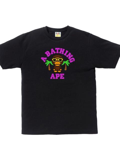 A BATHING APE® Milo College Summer Tee "Black" BAPE SS18 106