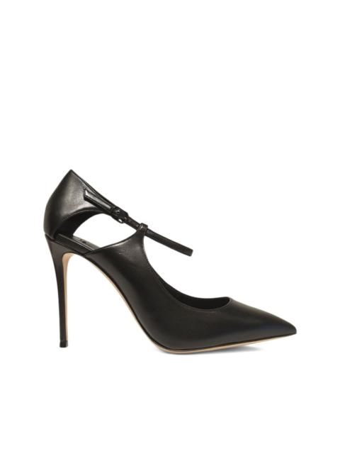 CASADEI 100mm Samurai Julia T-strap stiletto pumps