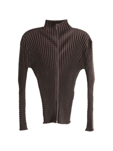 ISSEY MIYAKE Spongy-66 zip jacket