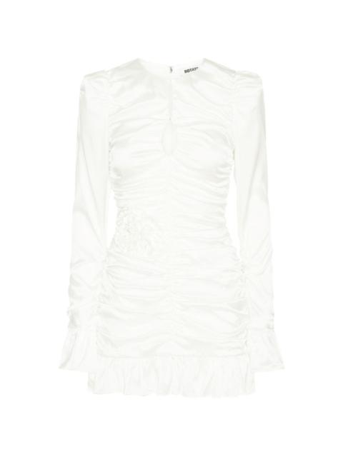 ROTATE flower ruffled mini dress