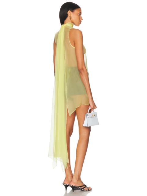 SEV Open Back Voile Top