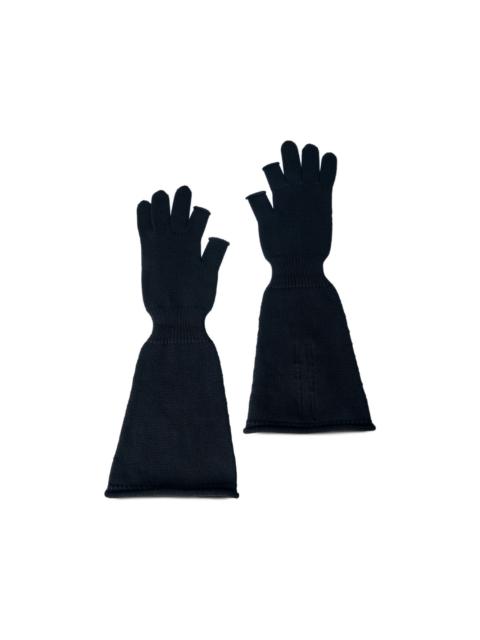Rick Owens wool long gloves