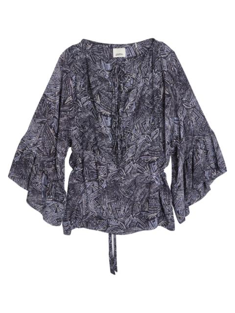 Isabel Marant Isabel Marant Tekia Printed Silk Blouse