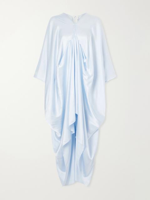CAMILLA Draped Silk-satin Kaftan
