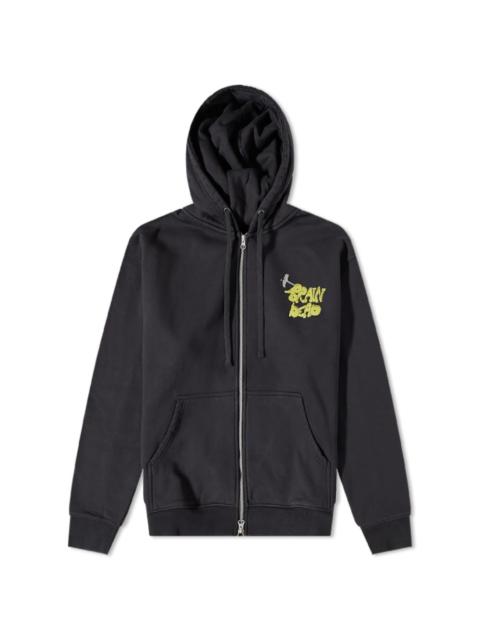 BRAIN DEAD Brain Dead Stoned Head Zip Hoodie