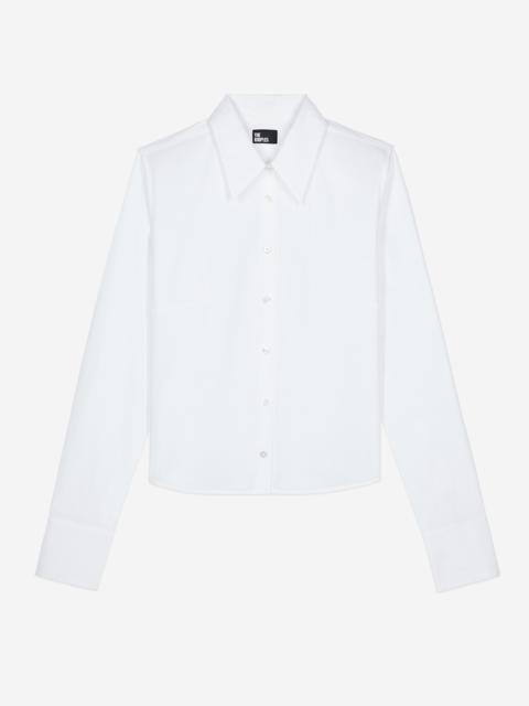The Kooples WHITE POPLIN SHIRT