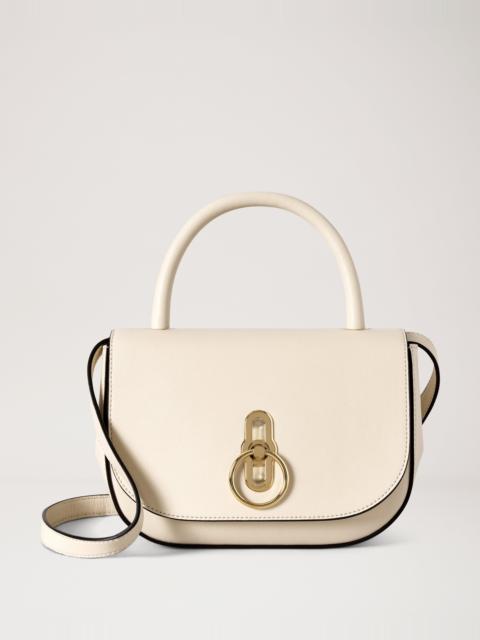 Mulberry Small Amberley Top Handle Eggshell Buttery Nappa