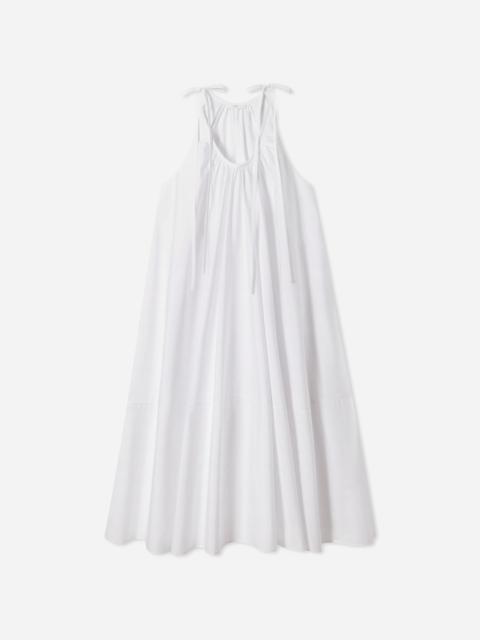 CO Gathered Halter Dress in Cotton Poplin