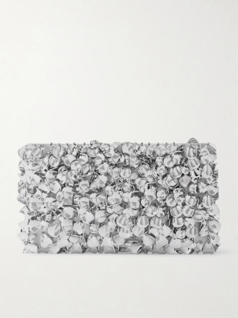 SIMKHAI Reese Beaded Metallic Satin Clutch