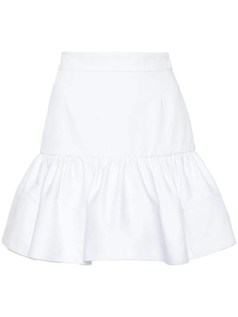 PATOU ruffled cotton mini skirt