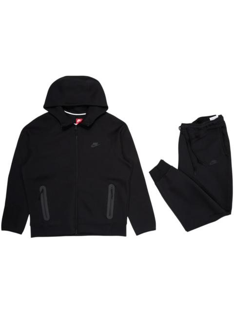 Nike Nike Sportswear Tech Fleece Full-Zip Hoodie & Joggers Set Black/Black