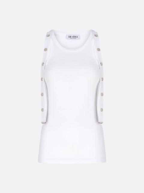 THE ATTICO WHITE TANK TOP