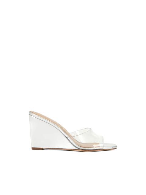 VERONICA BEARD square toe wedge sandals