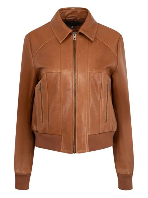 NILI LOTAN Sue leather bomber jacket