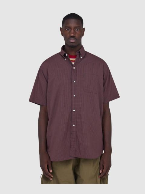 BEAMS PLUS B.D. classic fit mini plaid shirt
