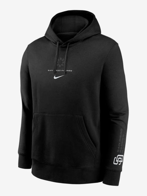 Nike San Diego Padres Fashion Club Men's Nike MLB Pullover Hoodie