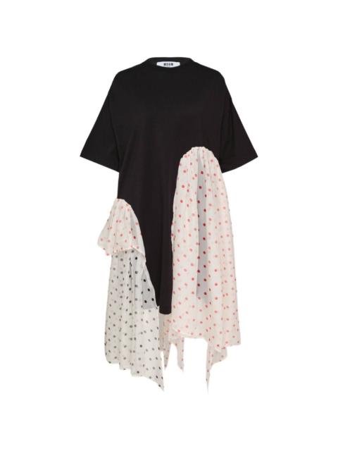 MSGM polka-dot layered dress