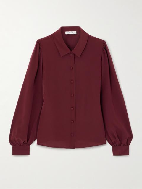 FRAME The Staple Silk-crepe Blouse
