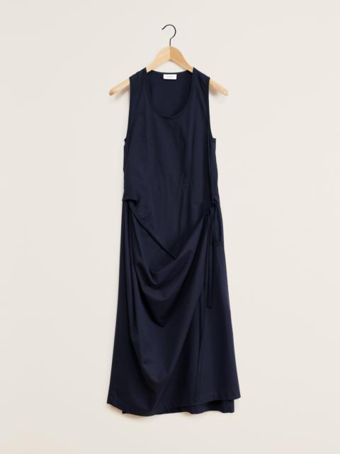 SLEEVELESS WRAP DRESS