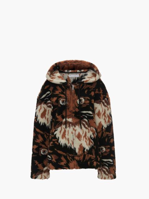 JW Anderson FLEECE HOODED JACKET