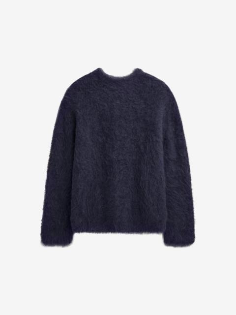 The Frankie Shop Willy Alpaca Knit Sweater - Navy