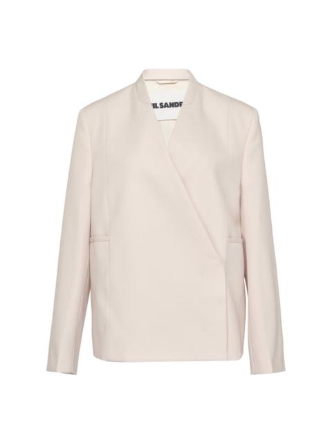 Jil Sander Sharp Wool Gabardine Jacket