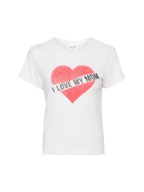 RE/DONE slogan-print T-shirt