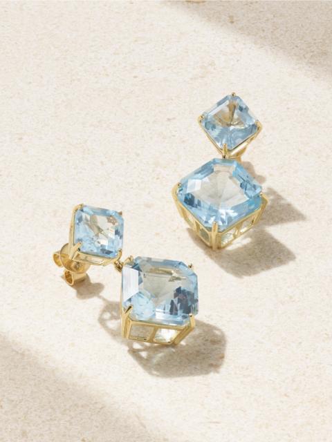 MATEO 14-karat Gold Topaz Earrings