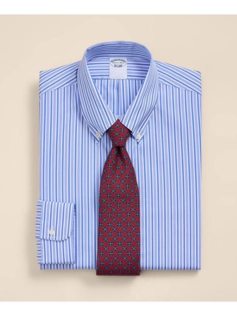 Brooks Brothers Pure Supima® Cotton Button Down Collar, Striped Dress Shirt