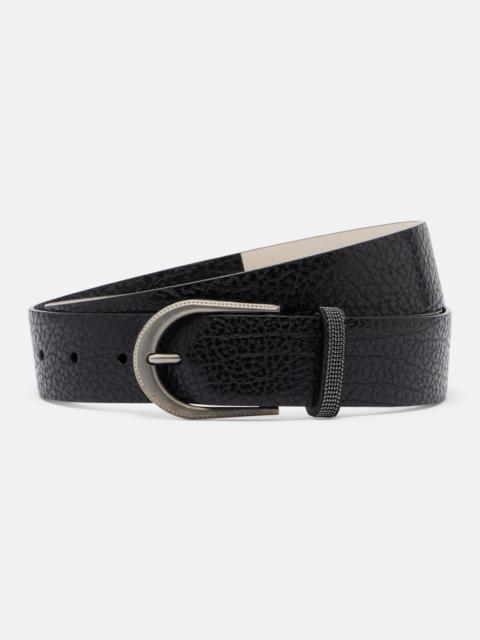 Brunello Cucinelli Monili leather belt