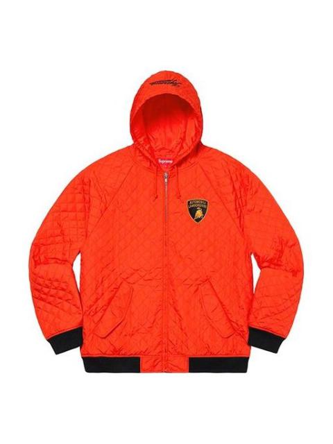 Supreme x Automobill Lamborghini Hooded Work Jacket 'Orange Black Yellow' SUP-SS20-519