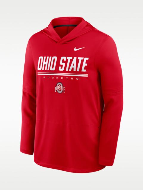 Nike Ohio State Sideline Men's Nike Dri-FIT College Long-Sleeve Hooded Top