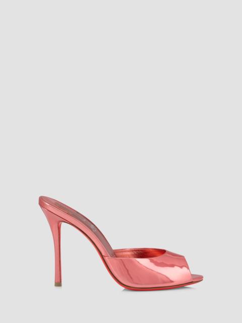 Christian Louboutin Women's Me Dolly 100MM Mule Sandals - Grapefruit