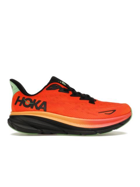 Hoka One One Clifton 9 Flame Vibrant Orange