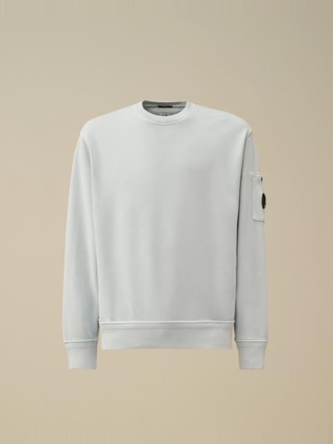 Cotton Diagonal Fleece Crewneck Sweatshirt